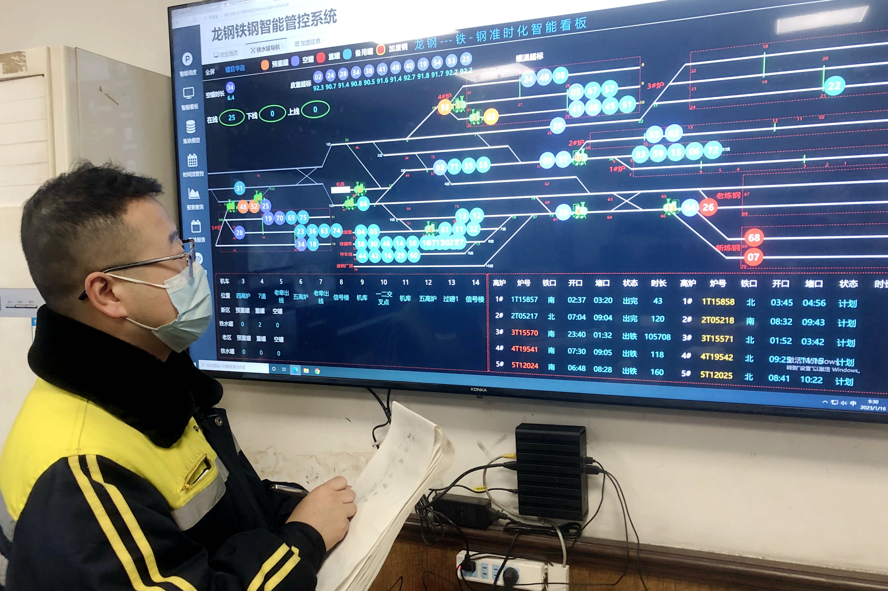 “一罐制”助力生產節鐵增鋼 “一罐制”助力生產節鐵增鋼