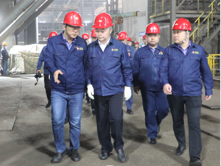 楊海峰到漢鋼公司開展安全履職 楊海峰到漢鋼公司開展安全履職