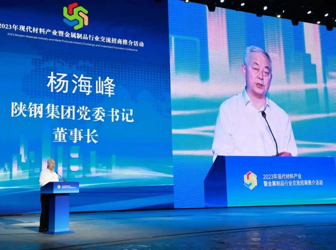 楊海峰出席勉縣2023年現代材料產業暨金屬制品行業交流招商推介活動 楊海峰出席勉縣2023年現代材料產業暨金屬制品行業交流招商推介活動