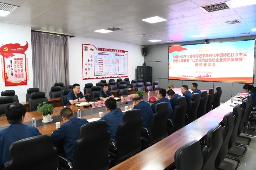 深學(xué)細(xì)悟強(qiáng)黨性 篤行實干建新功 ——龍鋼公司黨委高標(biāo)準(zhǔn)推進(jìn)主題教育 深學(xué)細(xì)悟強(qiáng)黨性 篤行實干建新功 ——龍鋼公司黨委高標(biāo)準(zhǔn)推進(jìn)主題教育