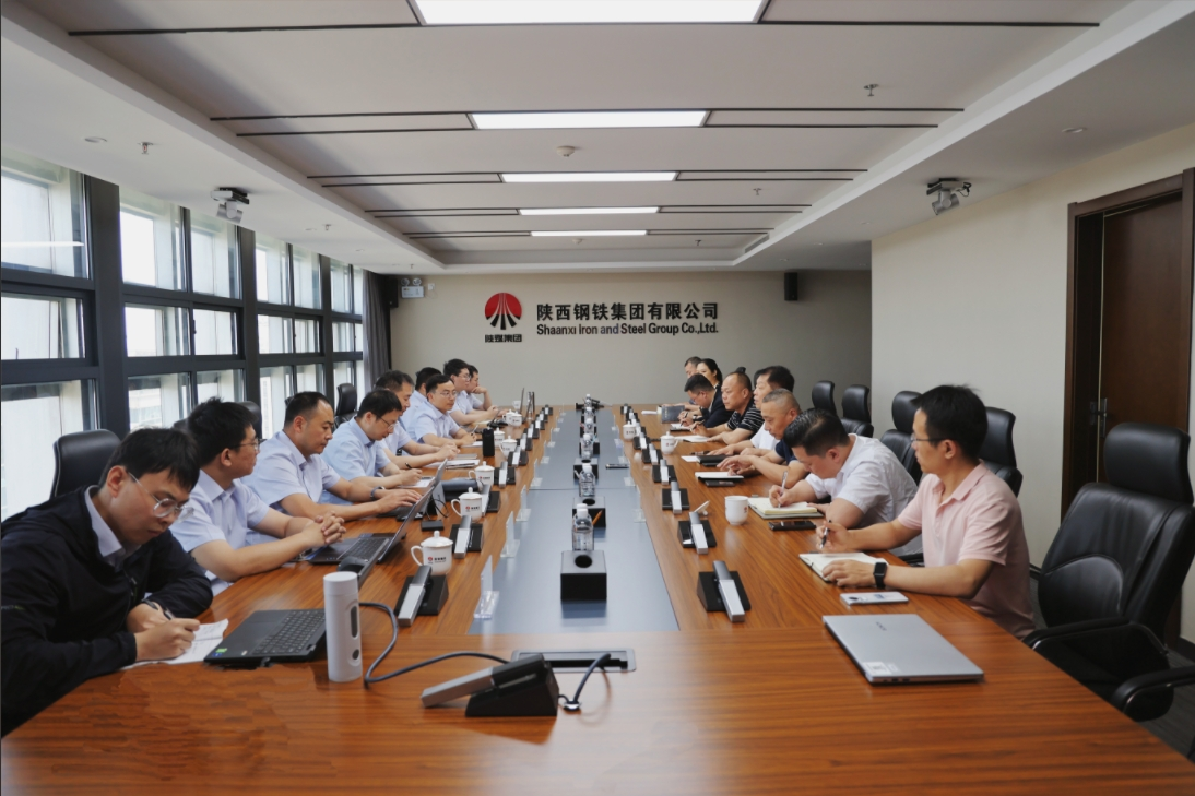 冶金規劃院肖邦國一行來訪陜鋼集團開展座談交流 冶金規劃院肖邦國一行來訪陜鋼集團開展座談交流