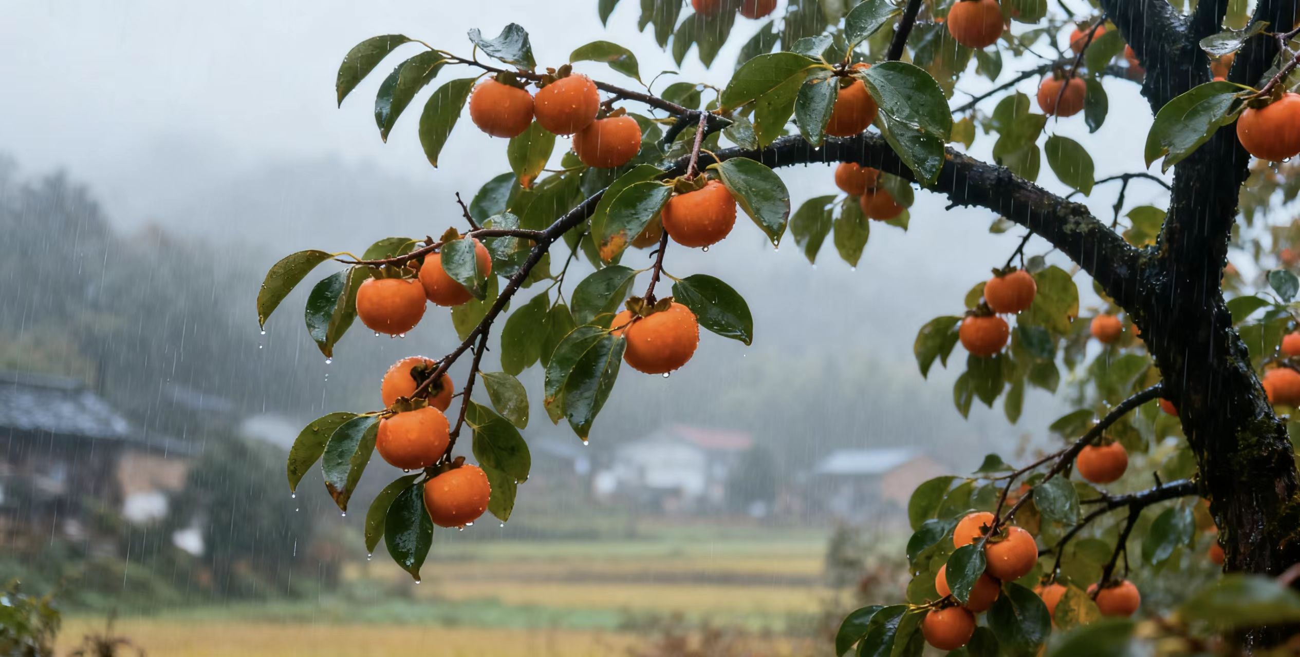 雨染深秋丹霞路 雨染深秋丹霞路
